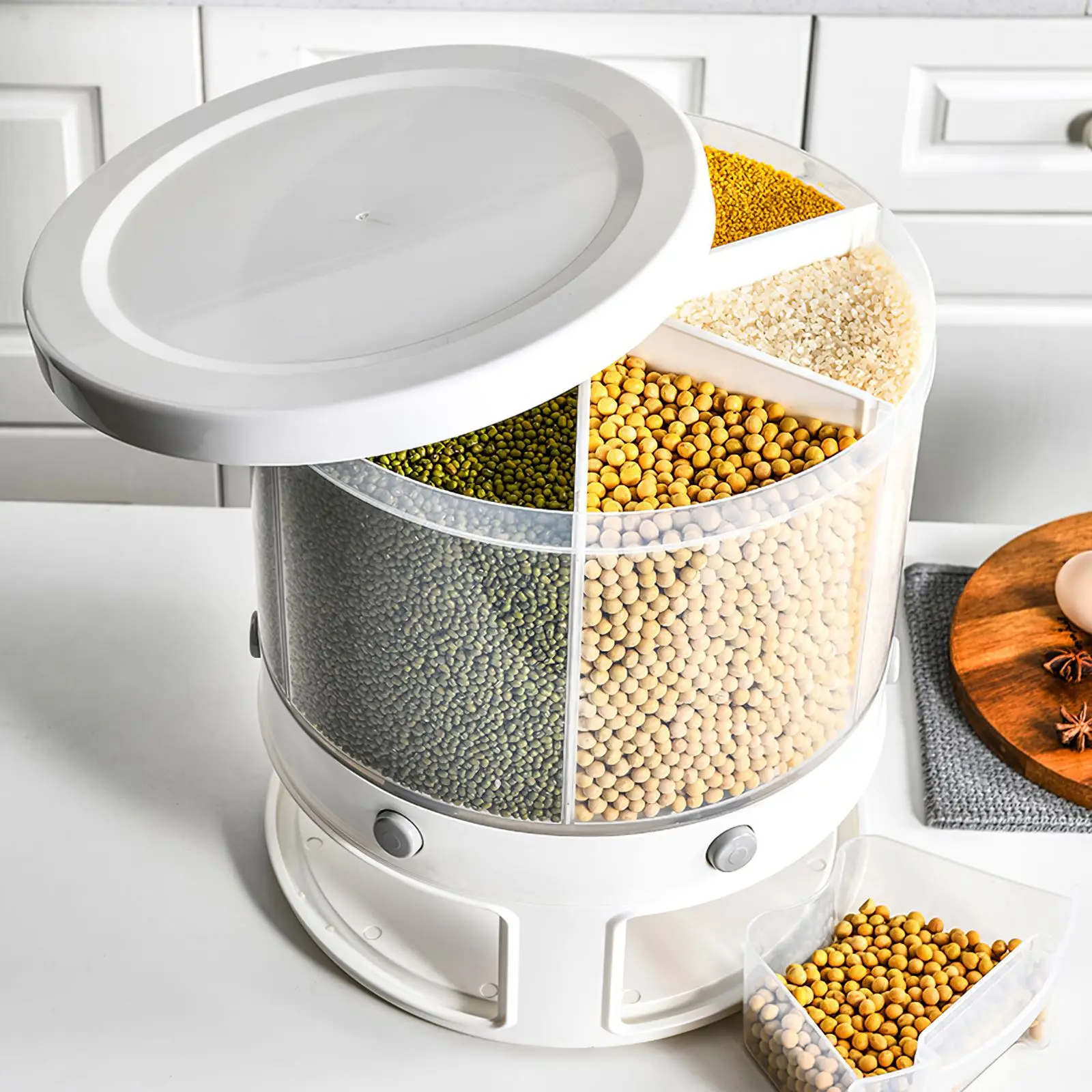 

Контейнер большой емкости для зерновых продуктов, автоматический диспенсер для зерновых, контейнер для хранения риса