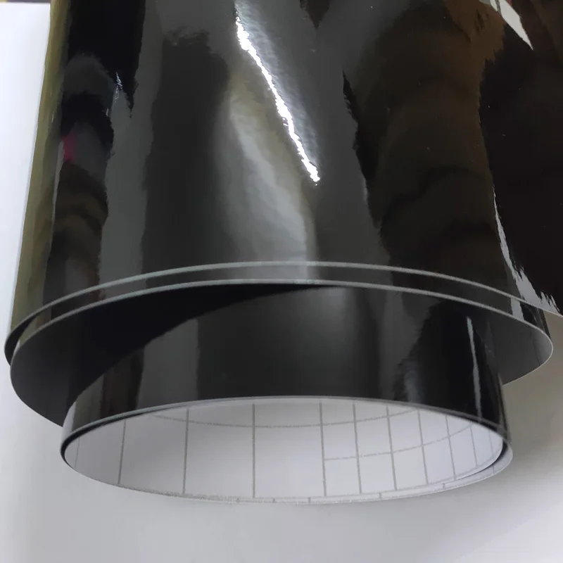 

High Quality Glossy Vinyl Car Wrap Vinyl Film Gloss Black Wrap Bubble Free Car Sticker Auto Decoration Film