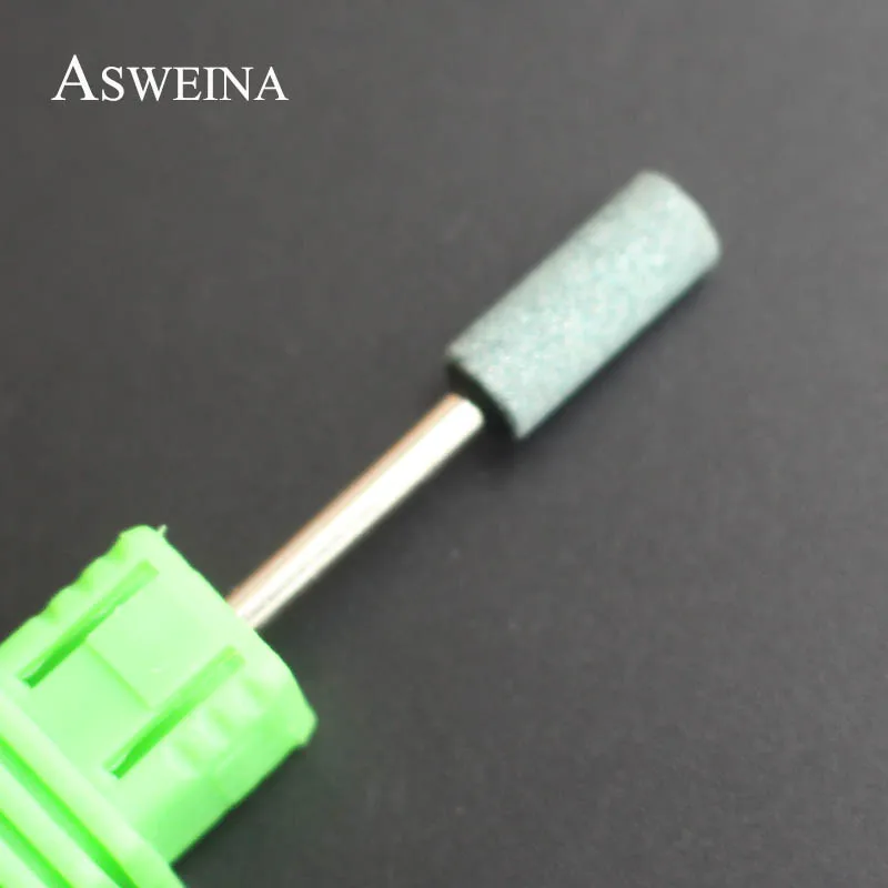 ASWEINA 1 шт. фреза для маникюра зеленого цвета с керамическим камнем аксессуары