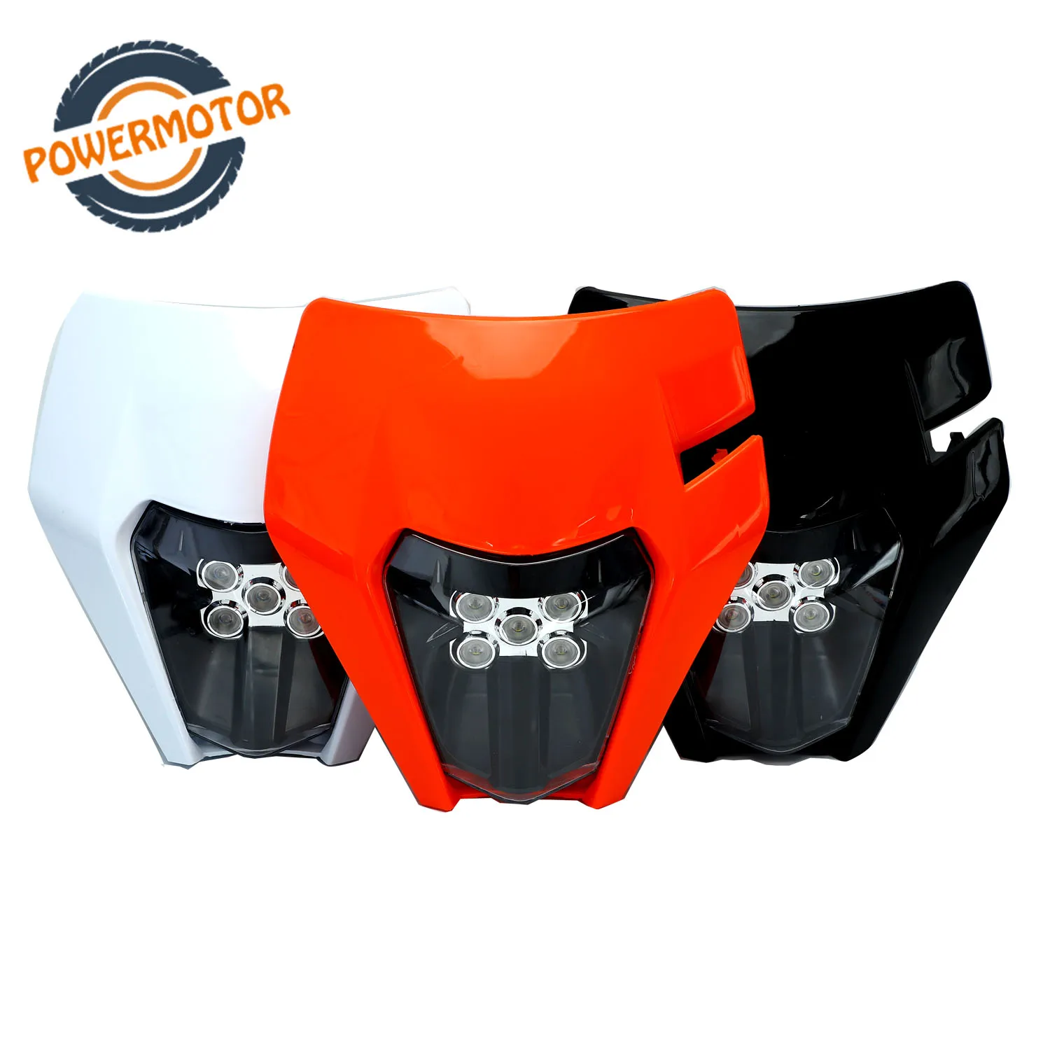 New 12V Motorcycle LED Headlight Headlamp Head Lamp Light For  EXC EXCF SX SXF XC XCF XCW XCFW 125 150 250 300 350 450 530