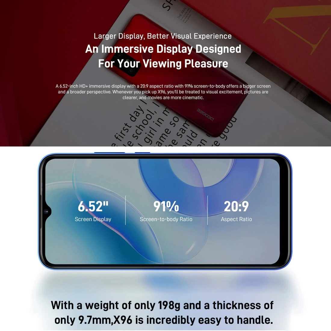 DOOGEE X96 смартфон с четырёхъядерным процессором ОЗУ 2 Гб ПЗУ 32 ГБ 5400 мАч Android 11