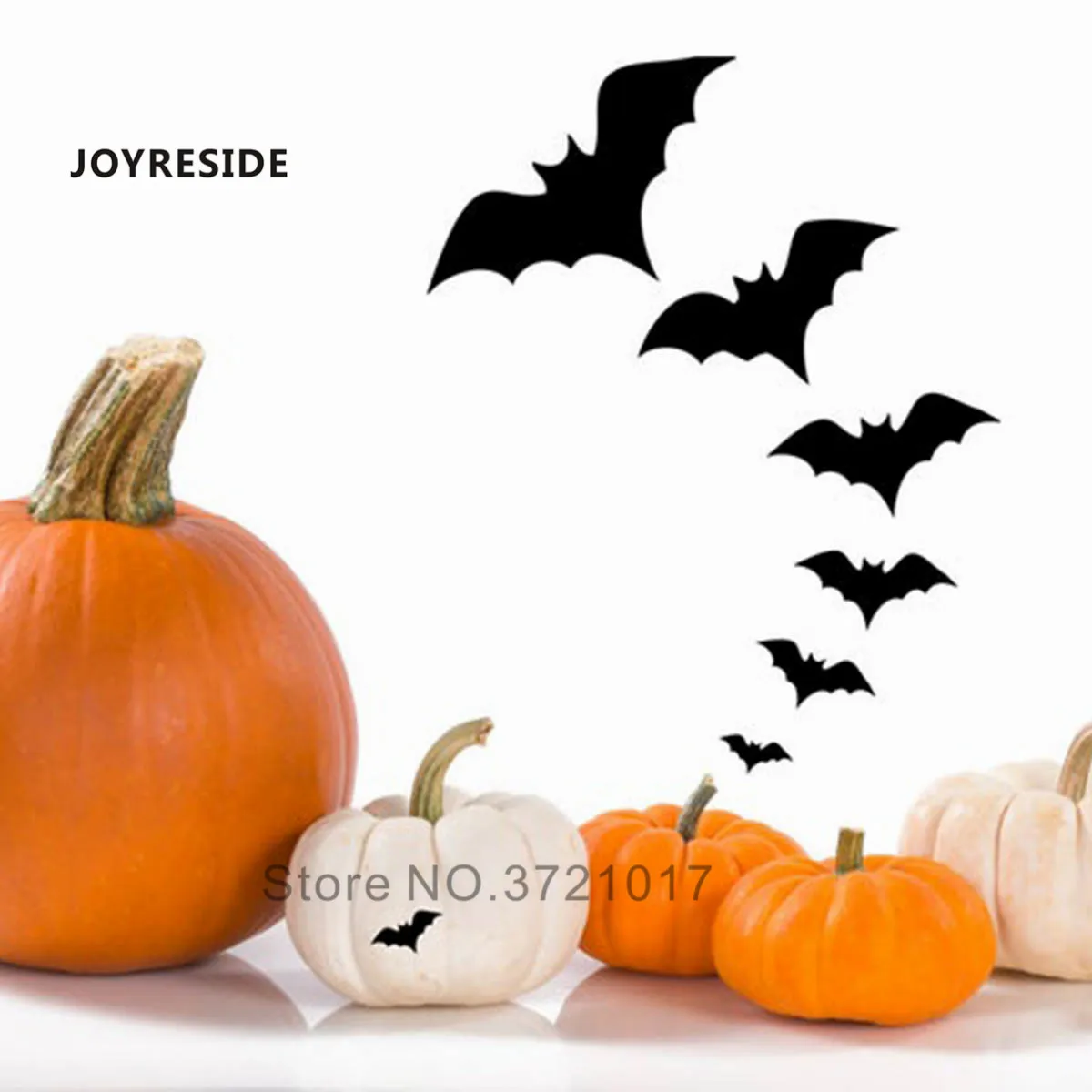 

Настенная Наклейка На Хэллоуин «летучие мыши», домашняя гостиная, декор для детской комнаты, наклейки на стену, виниловые наклейки на Хэлло...
