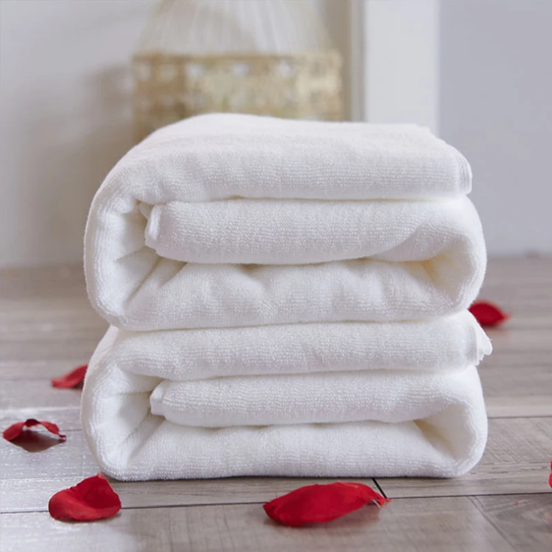 AHSNME Hotel SPA Nail Salon Barber shop Durable white face towel, large face towel, large bath towel custom LOGO