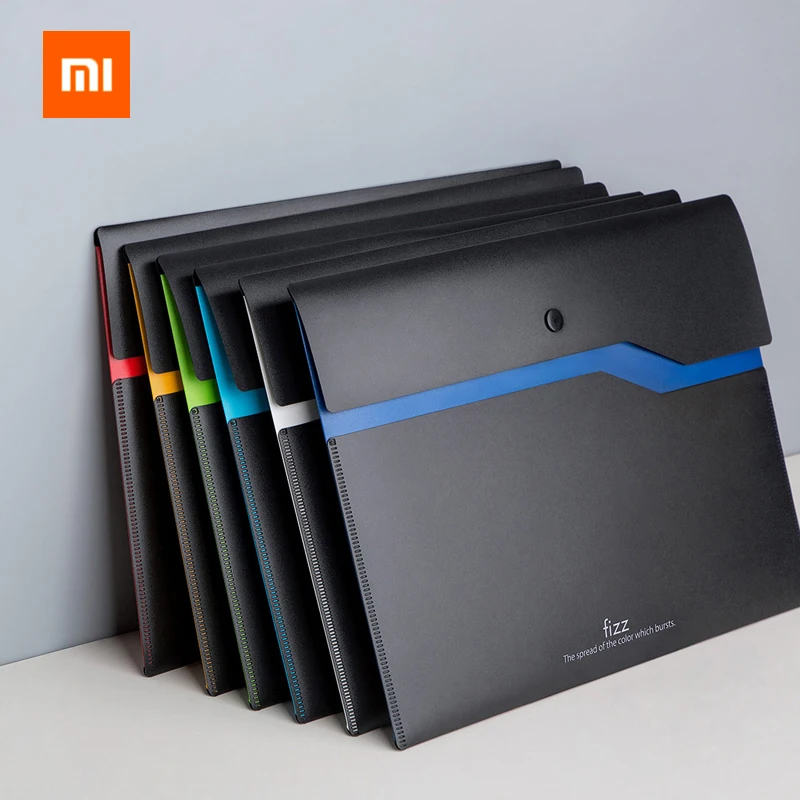 Папка для документов Xiaomi Fizz A4 школьный органайзер 2-слойная Вместительная Сумка