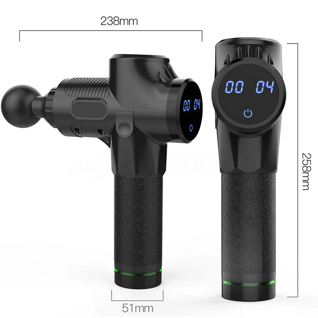 

12V/24V Lidak Muscle Massage Gun Deep Tissue Massager Therapy Gun Exercising Muscle Pain Relief Body Shaping Massager US Plug