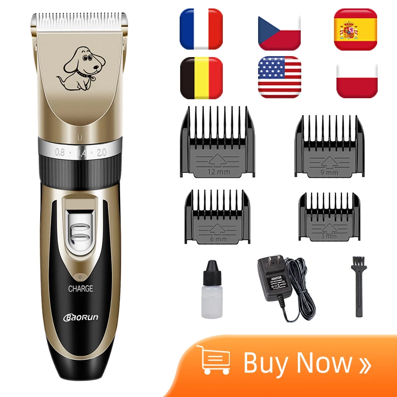Электрическая машинка для стрижки домашних животных перезаряжаемая бритва с