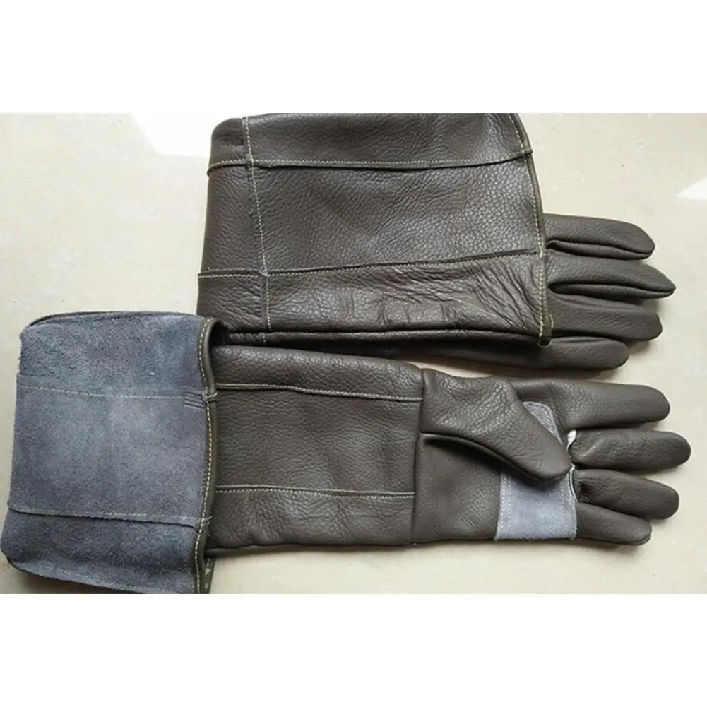 

Cattlehide-Gloves Pet-Dog Anti-Bite Scratch-Proof Thicken Long for Pet Dog Cat Snake Rescue-Station