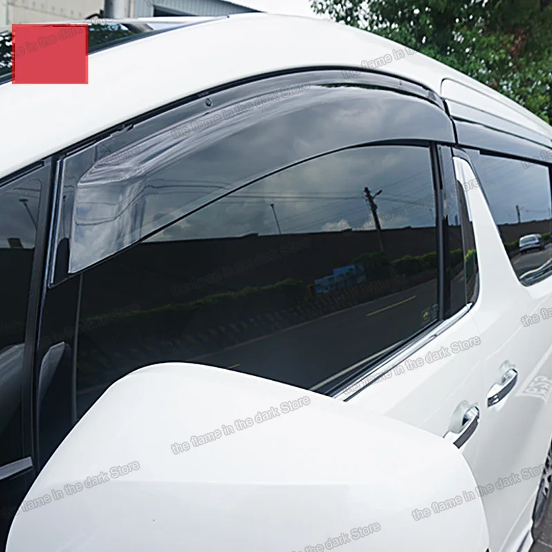 Lsrtw2017 защита от дождя на окно автомобиля козырек затвора для toyota alphard vellfire 2015 2016 2017