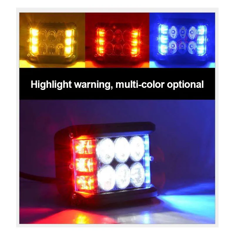 

4 Inch 18W LED Strip Light Suitable For SUV ATV Jeep Tractor Trailer Pickup Truck Boat Mining Agricultural Vehicle Rescue Etc