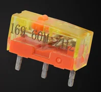 Микропереключатель 1 шт. пылезащитный золотистый | Строительство и ремонт