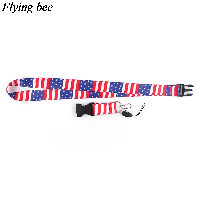 Flyingbee классные телефонные ремешки американский ремень для ключей бейдж