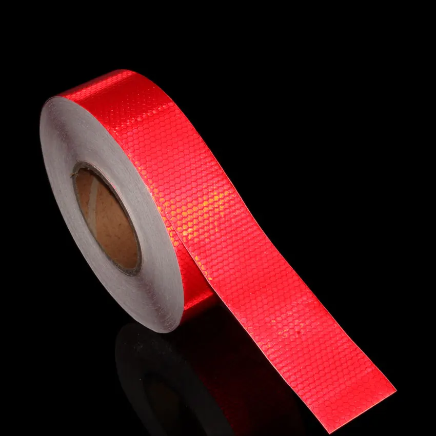

Waterproof Warning Tape Strip Stickers Warning Light Reflector Protective Sticker Reflective Film Car Safety Mark 10m*5cm Decals