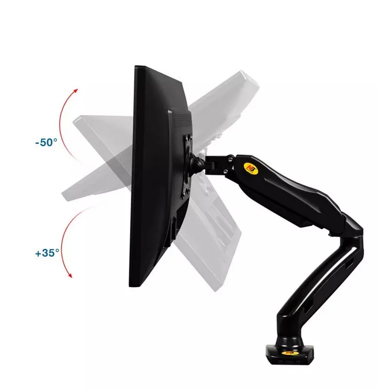 

AMYGOJJ F80 Desktop Stand Lcd Tv Gas Spring Arm Tv Monitor Stand for 17-27 Inches Screen Monitor Stand