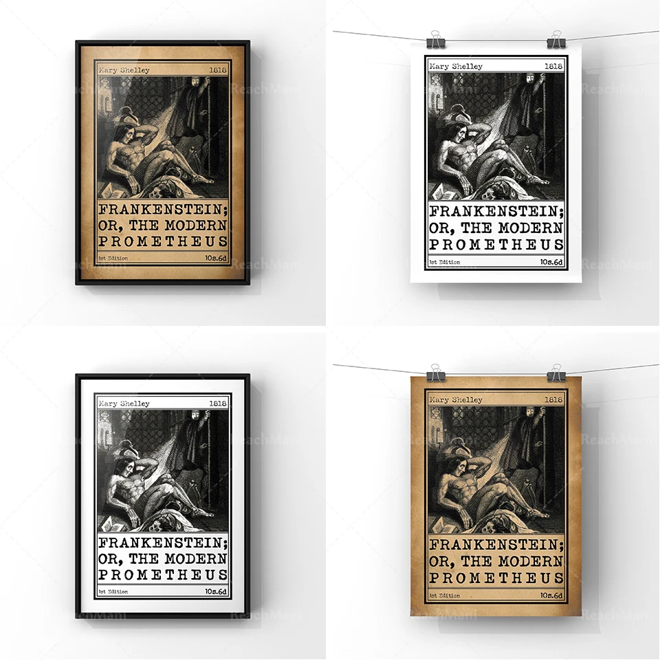 Франкенштейн или современный прометеус обложка книги художественный