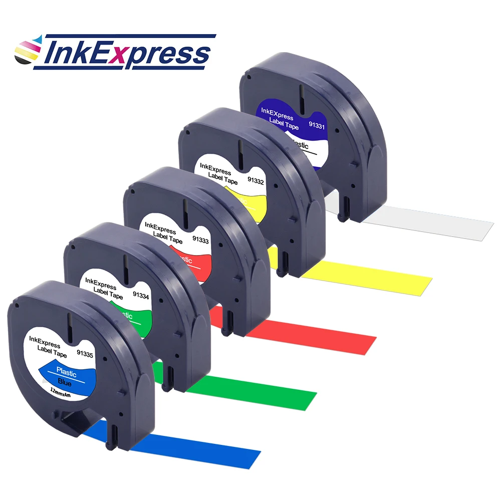5PK этикетки для Dymo LetraTag ленты 91201 91202 91203 91205 12 мм 91331 91221 кассета производитель LT