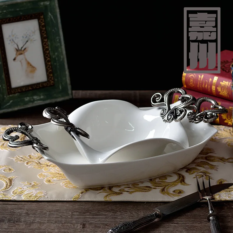 FANTERCY посуда специальные тарелки европейские креативные сердца керамические