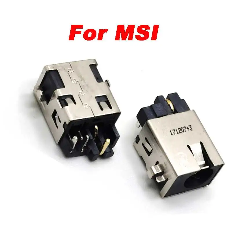 5pcs 3pcs 1pcs brand new dc power jack socket port for msi gf75 thin 8rc 8rd 9sc 9sd gaming laptop power interface input jack free global shipping