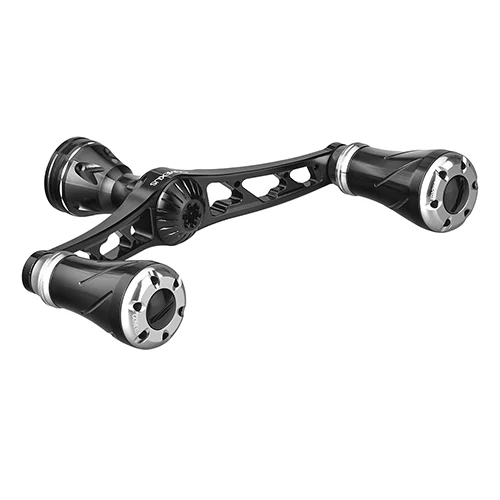 black silver Gomexus ЧПУ силовая ручка для Daiwa Caldia LT 1000-3000 спиннинговая катушка как описание - Цвет: black silver