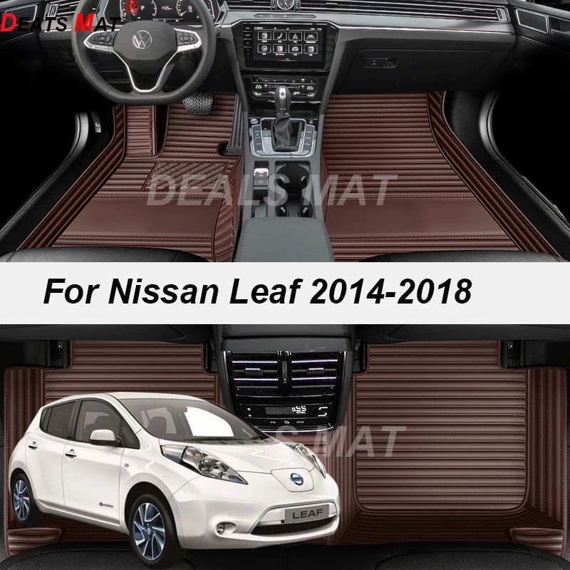 

Автомобильные коврики с карманами, напольные коврики для nissan Leaf 2014, 2015, 2016, 2017, 2018, аксессуары