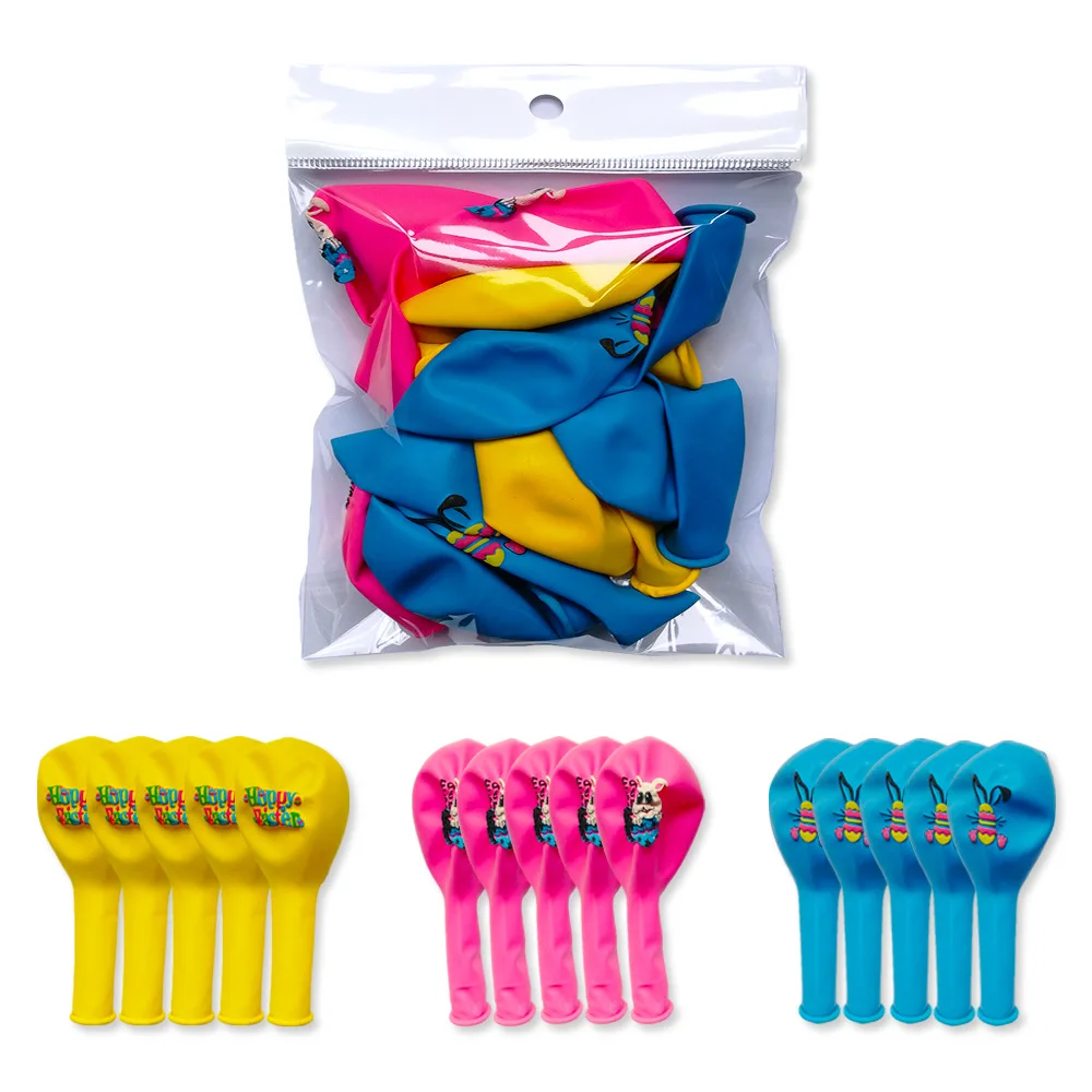 15 шт. Пасхальный кролик воздушные шары пасхальное вечерние украшения diy