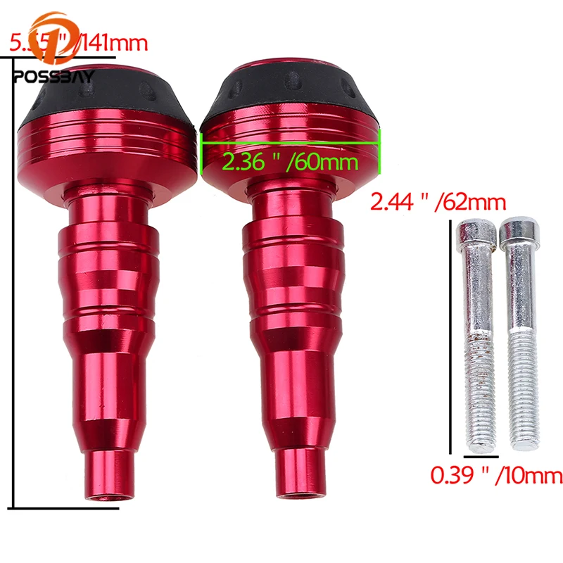 Posbay мотоциклетная рама ползунок защита от падения двигателя для 10 мм монтажное