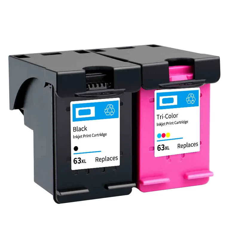 Colorpro оптовая продажа для HP 63 63XL переработанного чернильного картриджа Officejet 3833 5255