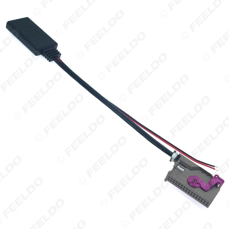 FEELDO автомобильный аудио DVD НАВИГАЦИЯ Bluetooth модуль вход RNS E навигация 32Pin AUX адаптер