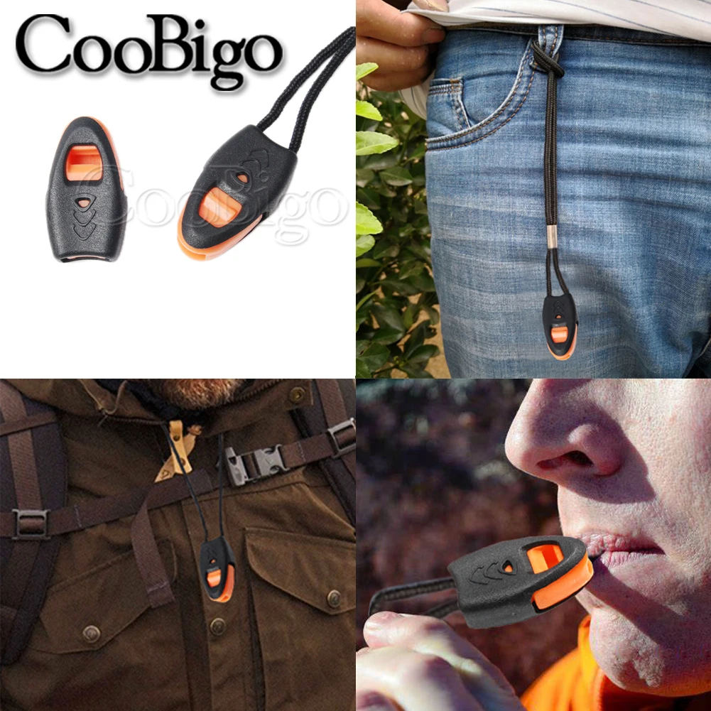 10 шт. оранжевый аварийный свисток на шнуре концы замок фиксаторы уход за кожей