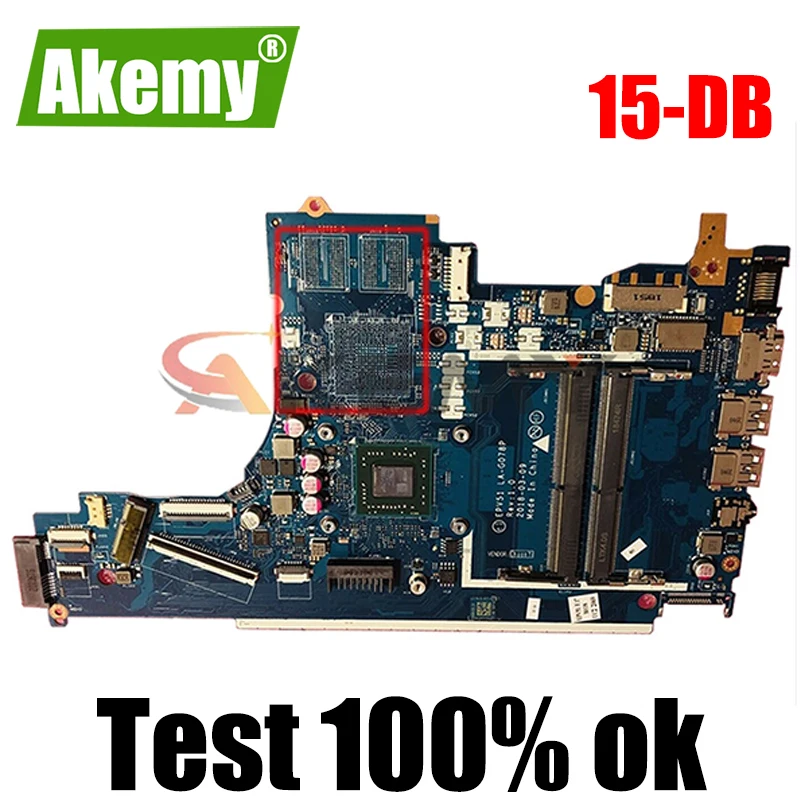 

EPV51 LA-G078P для HP 15-DB 15T-DB 255 G7 Материнская плата ноутбука W/ AMD Процессор DDR4 L20479-601 L31720-601 L20477-001 100% полностью протестирована