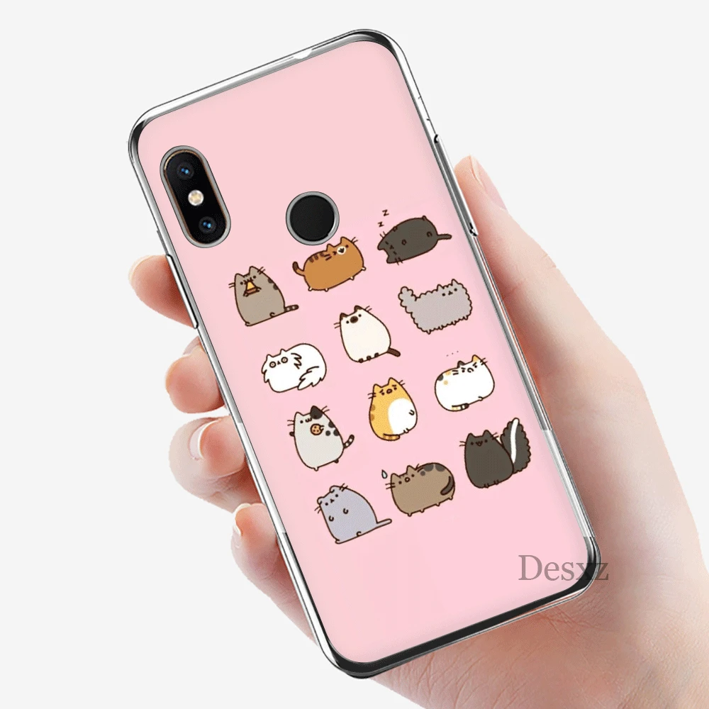 Мобильный чехол для телефона из ТПУ Xiaomi Redmi Note 4 4X5 5A 6 7 8 Pro крышка Cutes кошка