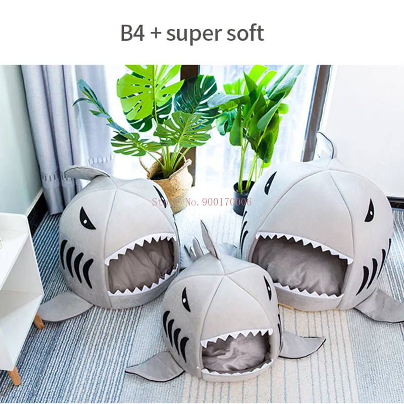 

Four Seasons General Purpose Shark's Nest Small Dog Teddy's Dual-purpose Foldable Washable Pet Cat Tunnel Bed