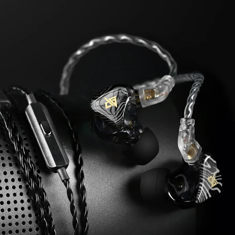 AK новейшая AUGLAMOUR T100 8 мм графеновая Коаксиальная двойная подвижная катушка в ухо