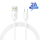 Кабель USB Type-C, 25100150200300 см, 5 В, 2 А, для OnePlus 5, 3T, Xiaomi Mi8, зарядное устройство для быстрой зарядки, для Huawei Mate 20, P20, Honor 9