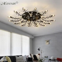 ms modern new design crystal goldblack lighting for dining room kitchen bedroom round chandeliers living room light fixtures