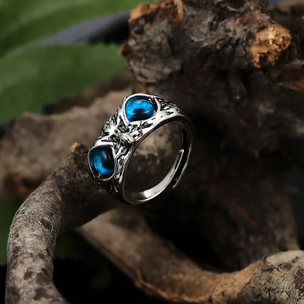 Кольцо в виде совы для мужчин и женщин классическое винтажное украшение на палец