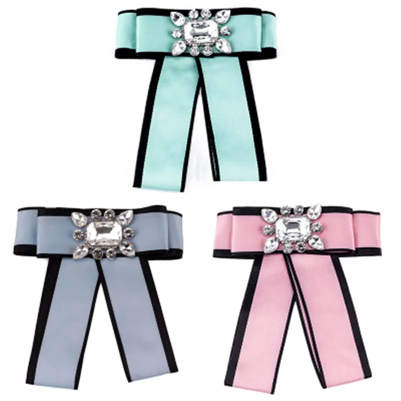 Женский галстук бабочка для девушек булавки рубашки Осеннее винтажное кружево