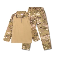 2021 kids boys us army tactical military uniform airsoft camouflage combat proven shirts pants rapid assault long sleeve battle