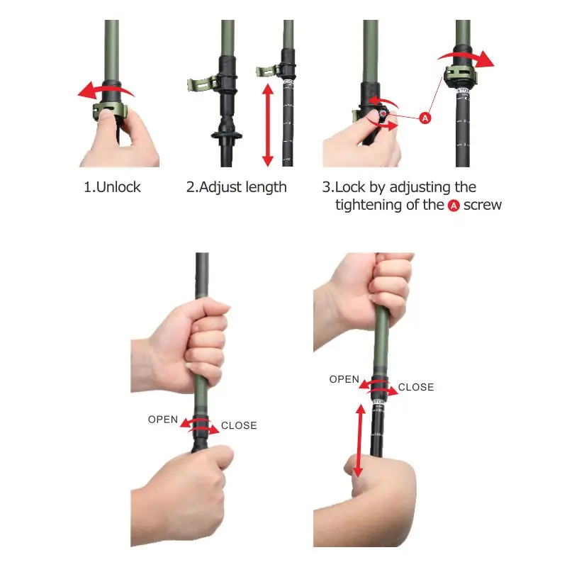 Hitorhike трекинговые палки складные походные для ходьбы Скандинавская ходьба| |
