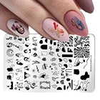 Трафарет для стемпинга ногтей из нержавеющей стали, для девочек