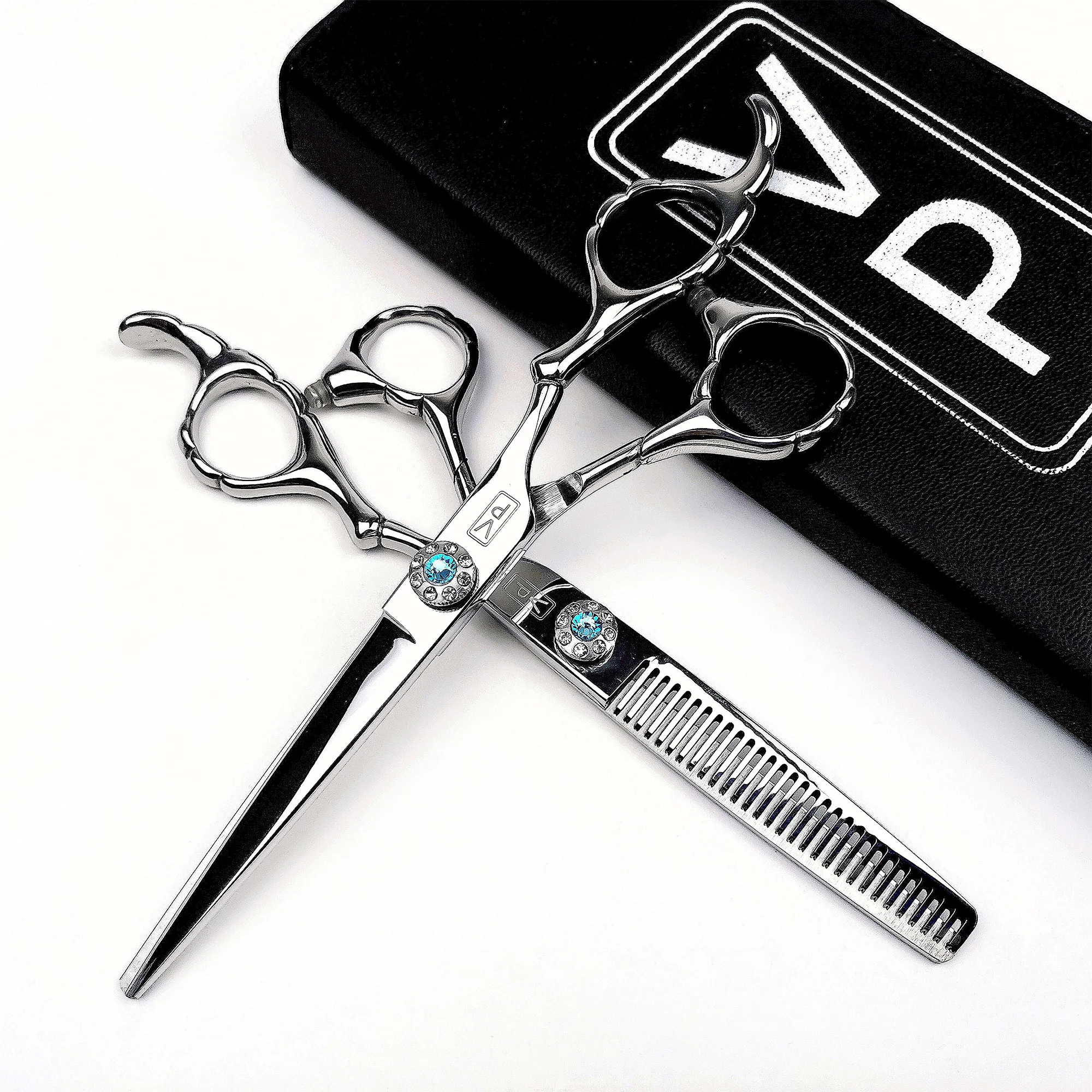 

Hairdresser's Scissors 6 Inch Professional Hairdressing Scissors Barber Thinning Hairdressing Scissors Hair Cutting Scissors Set