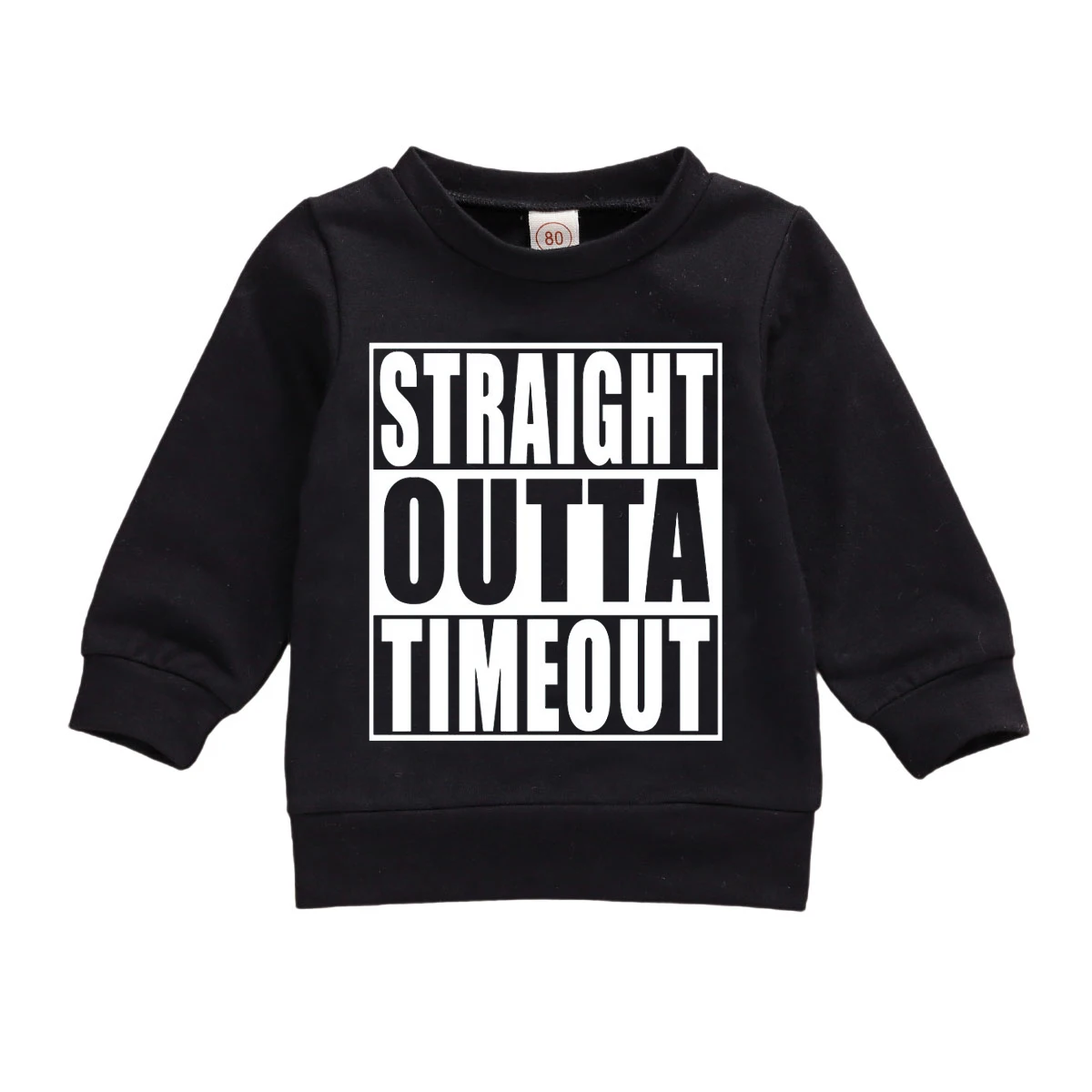 Toddler Baby Boy’s Unique Letter Print Sweatershirts Spring and Autumn Long-sleeved Warm Pullover Hoodies Top 0-24M