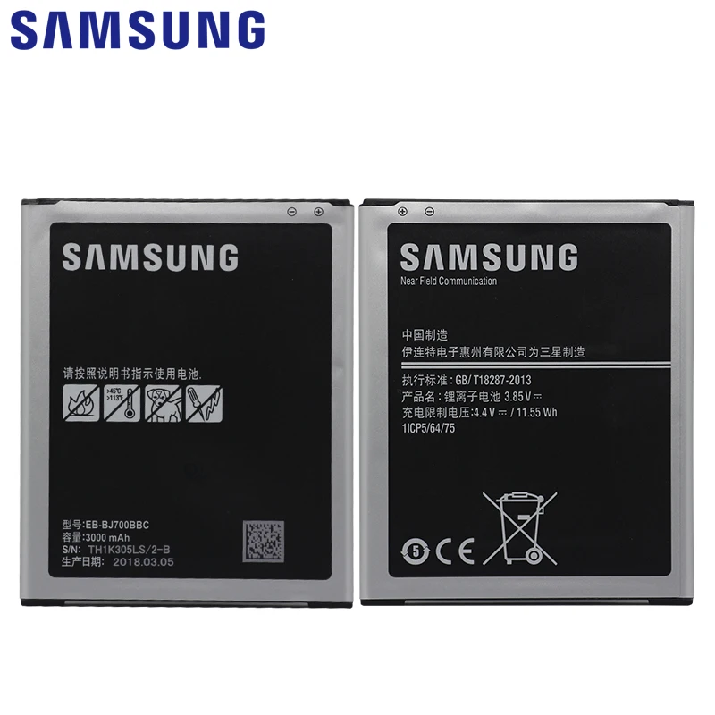 Samsung телефон Батарея EB-BJ700BBC 3000 мА-ч для samsung Galaxy J7 J700 J700F J700M J700H J700T J700P On7 G6000 батареи