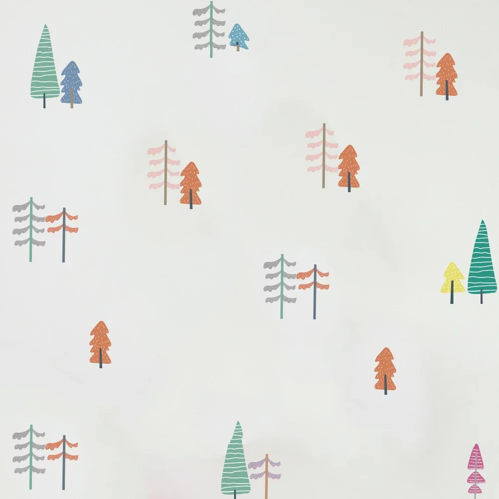 6 шт./компл. Съемная Наклейка на стену обои Рождественская елка Настенная s