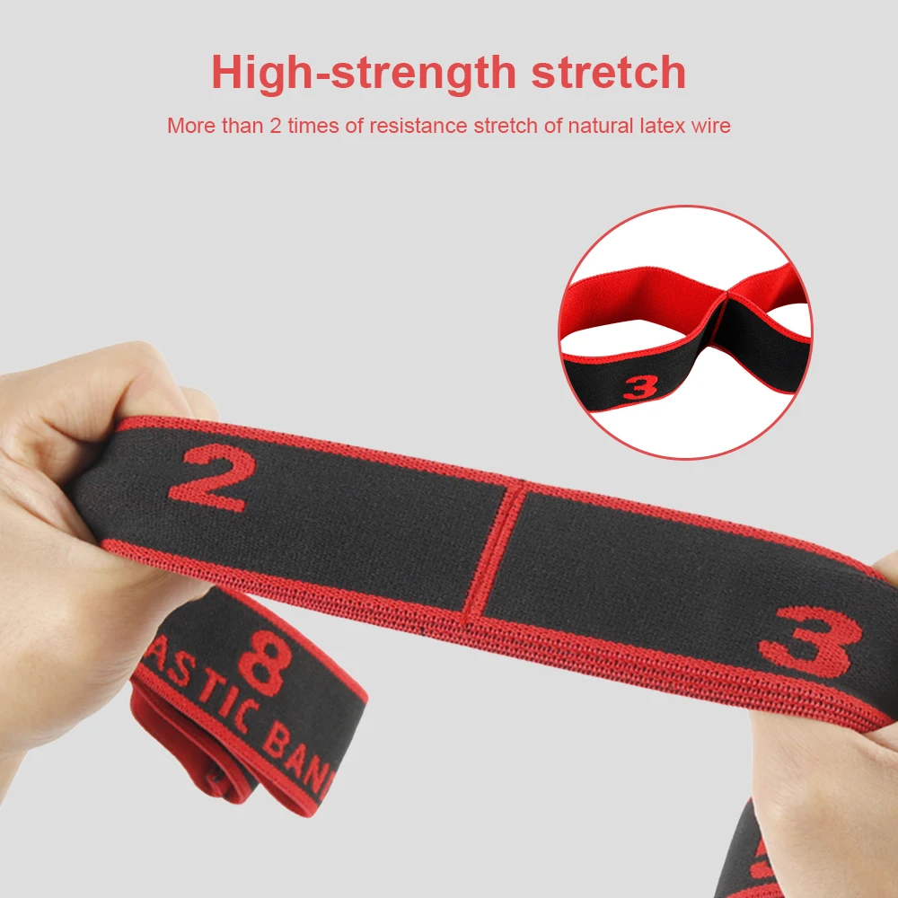 Эластичный пояс для йоги Профессиональный эластичный занятий гимнастикой