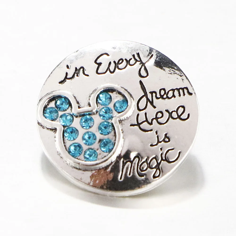 5 шт./лот новые кнопки-животные ювелирные изделия круглое сердце мышь со стразами