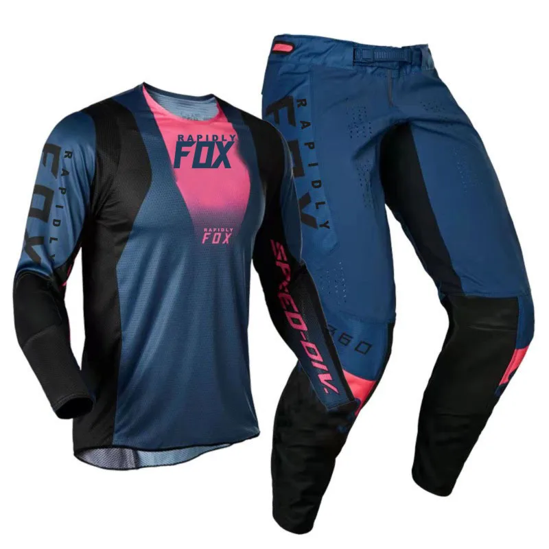 

2022 motocross suit rapidly fox 180/360 motorbike clothing mx jersey and pants mtb Gear Set Combo flex air off road