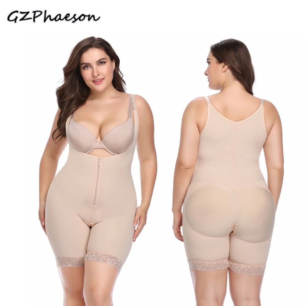 Fajas коломбианас полное Корректирующее белье для женщин плюс размер животик