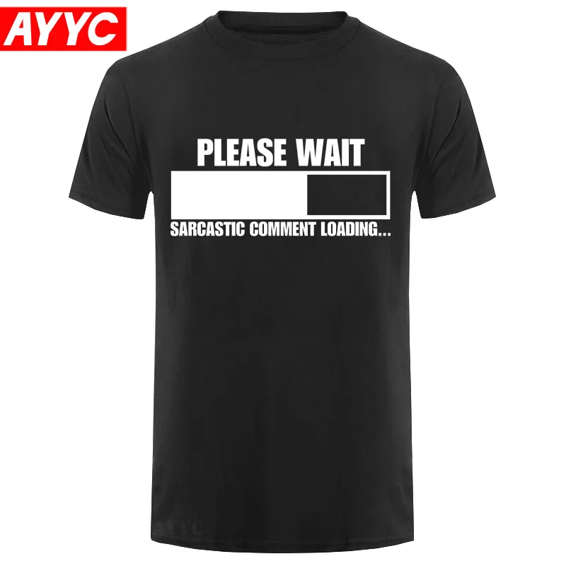 

Забавная Мужская футболка Sarcastic Com, забавная Мужская футболка с коротким рукавом, хлопковая Повседневная футболка