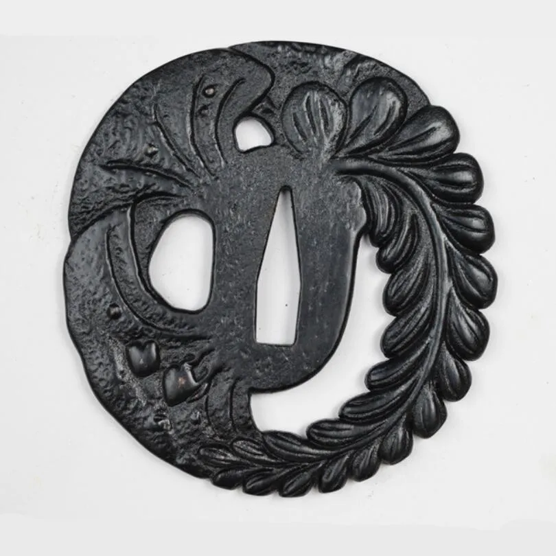 Уникальные стальные защитные детали Tsuba для японского самурая Катана Меч