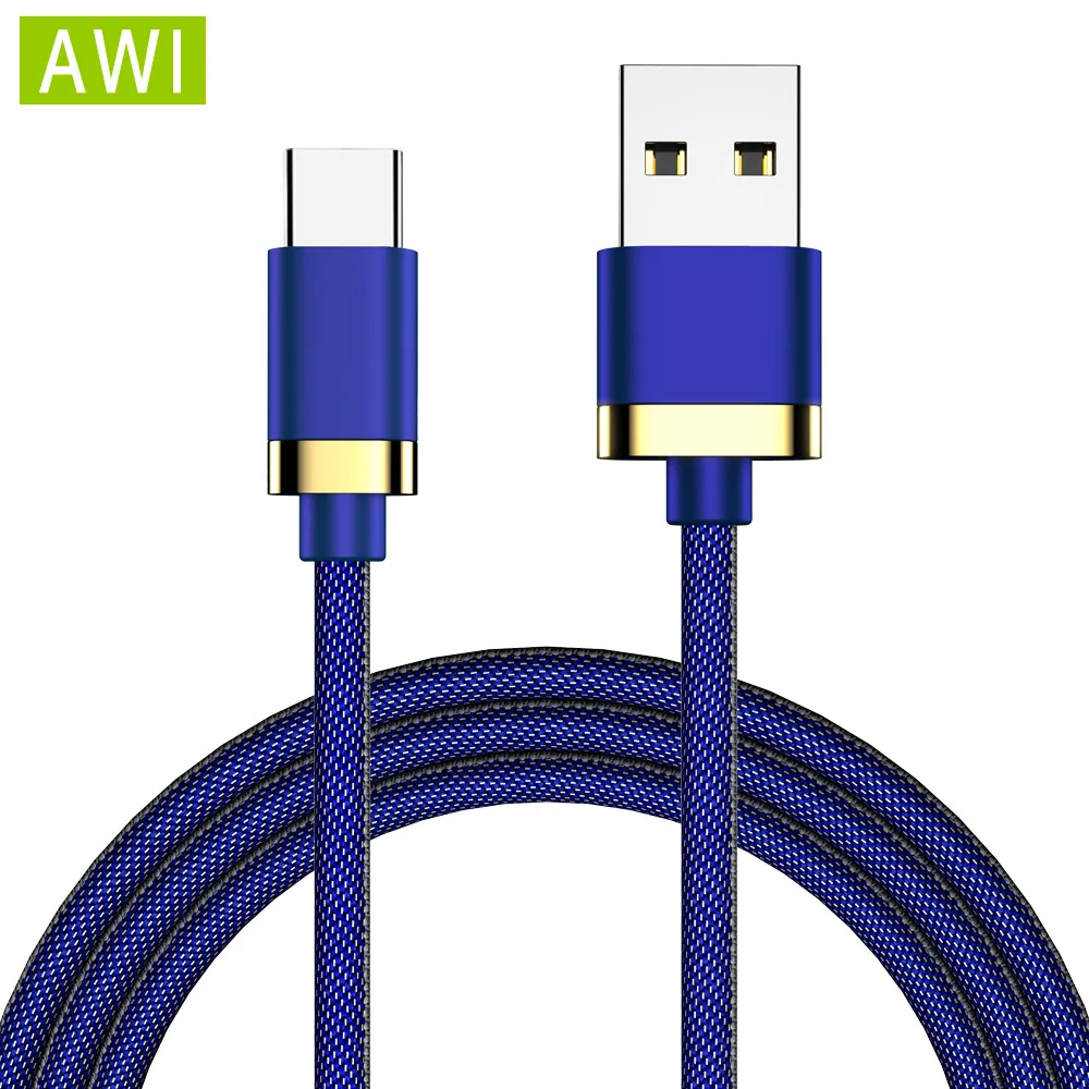 AWI USB C Быстрая зарядка для samsung S8 S9 S10 type кабель Xiaomi Mi 9 K20 Pro Note 7 зарядное устройство